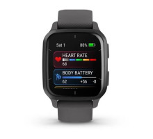 Смарт-годинник Garmin Venu Sq 2 сірий з грифельним безелем