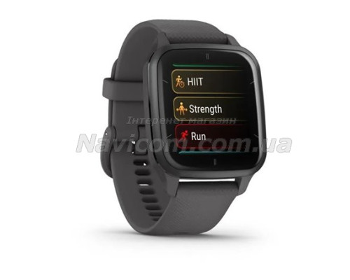Смарт-годинник Garmin Venu Sq 2 сірий з грифельним безелем