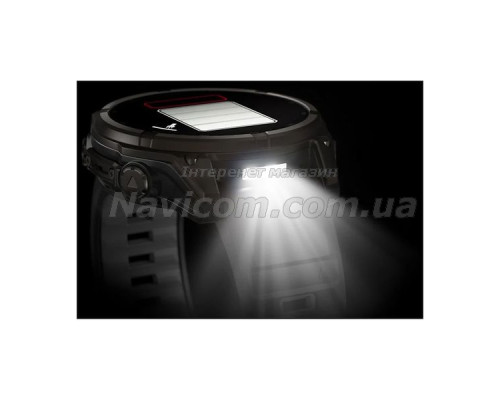Смарт-часы Garmin fenix 8 (47 мм) Sapphire Solar карбоново-серый DLC титан черный