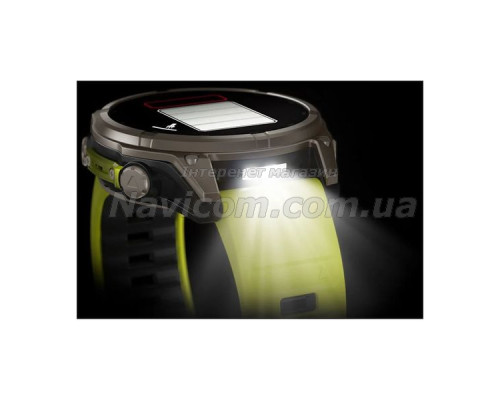 Смарт-часы Garmin fenix 8 (47 мм) Sapphire Solar титан ярко-желтый/графитовый