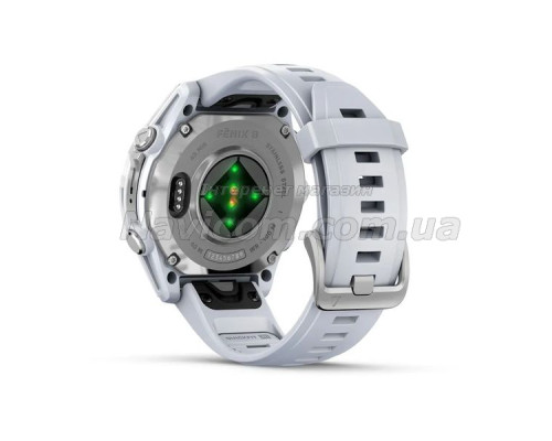 Смарт-годинник Garmin fenix 8 AMOLED (43 мм) сріблястий