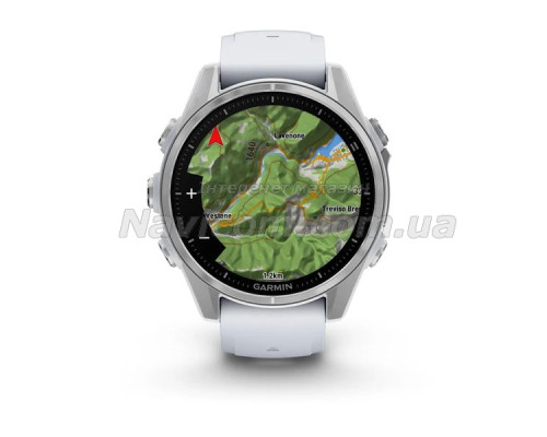 Смарт-годинник Garmin fenix 8 AMOLED (43 мм) сріблястий