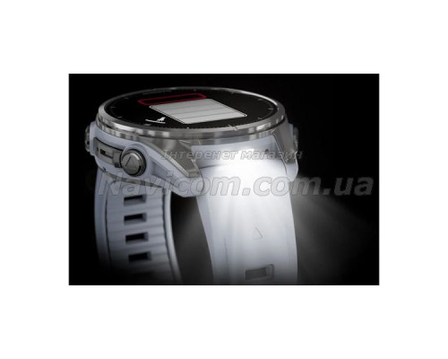 Смарт-годинник Garmin fenix 8 AMOLED (43 мм) сріблястий