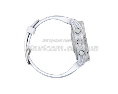 Смарт-годинник Garmin fenix 8 AMOLED (43 мм) сріблястий