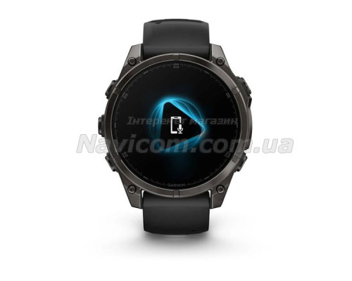 Смарт-годинник Garmin fenix 8 AMOLED (47 мм) Sapphire карбоново-сірі DLC титан
