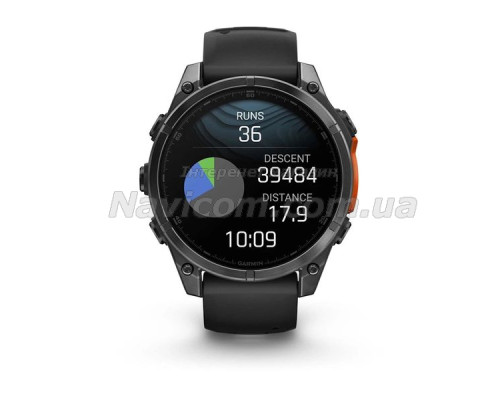 Смарт-годинник Garmin fenix 8 AMOLED (47 мм) сланцево-сірий