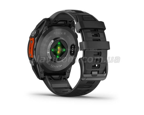 Смарт-годинник Garmin fenix 8 AMOLED (47 мм) сланцево-сірий