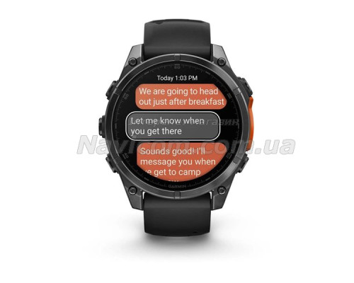 Смарт-годинник Garmin fenix 8 AMOLED (47 мм) сланцево-сірий