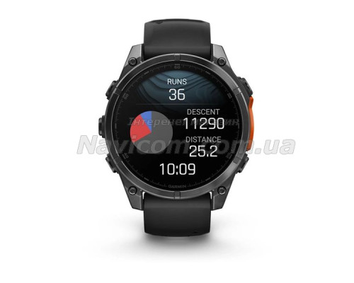 Смарт-годинник Garmin fenix 8 AMOLED (47 мм) сланцево-сірий