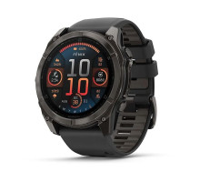 Смарт-годинник Garmin fenix 8 AMOLED (51 мм) Sapphire карбоново-сіро DLC чорний