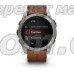Смарт-годинник Garmin fenix 8 AMOLED (51 мм) Sapphire карбоново-сірий DLC з шкіряним ремінцем