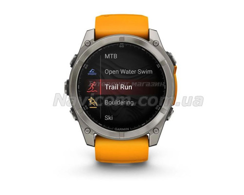 Смарт-годинник Garmin fenix 8 AMOLED (51 мм) Sapphire титан