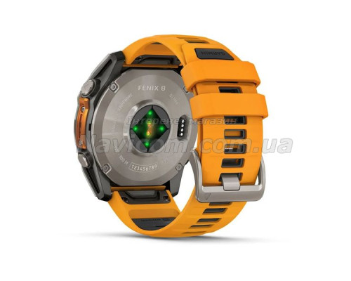 Смарт-годинник Garmin fenix 8 AMOLED (51 мм) Sapphire титан