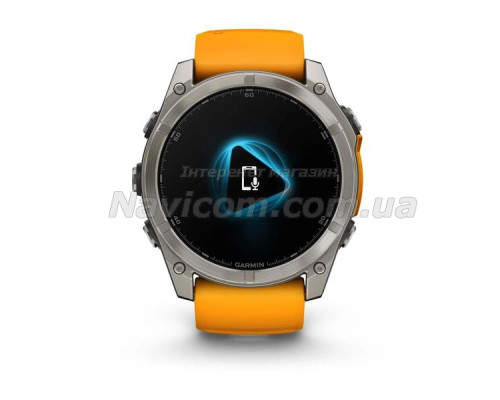 Смарт-годинник Garmin fenix 8 AMOLED (51 мм) Sapphire титан