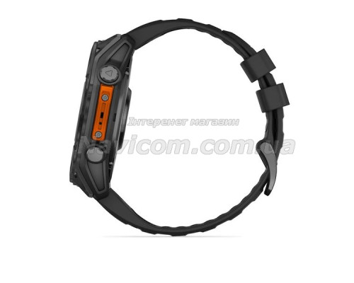 Смарт-часы Garmin fenix 8 AMOLED (51 мм) сланцево-серый/черный