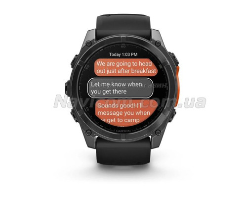 Смарт-часы Garmin fenix 8 AMOLED (51 мм) сланцево-серый/черный