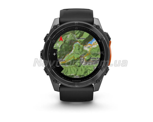 Смарт-часы Garmin fenix 8 AMOLED (51 мм) сланцево-серый/черный