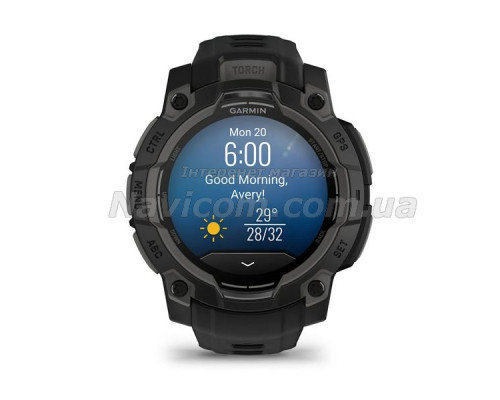 Смарт-часы Garmin Instinct 3 (45 мм) AMOLED черные