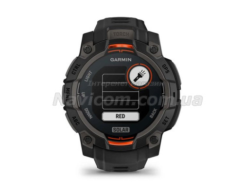 Смарт-часы Garmin Instinct 3 (45 мм) Solar черные