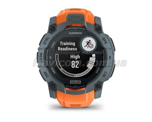 Смарт-годинник Garmin Instinct 3 (50 мм) Solar сутінковий/сонячний