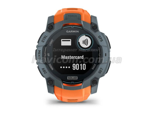 Смарт-годинник Garmin Instinct 3 (50 мм) Solar сутінковий/сонячний