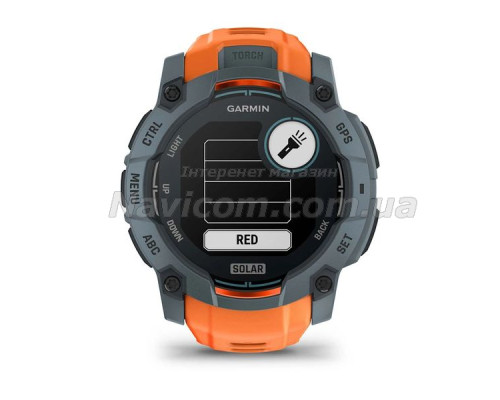 Смарт-годинник Garmin Instinct 3 (50 мм) Solar сутінковий/сонячний