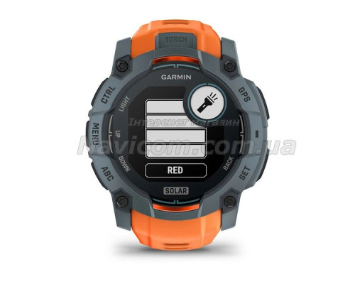 Смарт-годинник Garmin Instinct 3 (50 мм) Solar сутінковий/сонячний