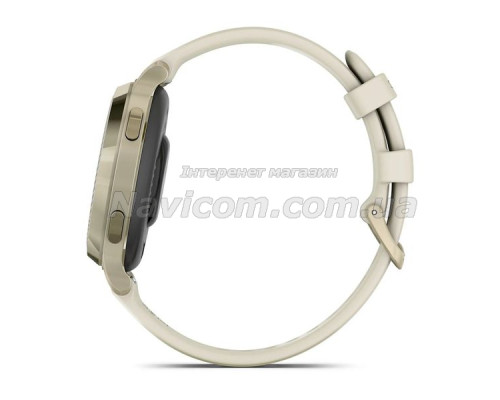 Смарт-годинник Garmin Lily 2 Active місячне золото із силіконовим ремінцем