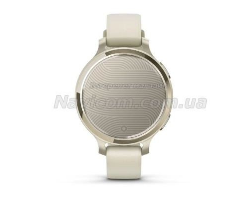 Смарт-годинник Garmin Lily 2 Active місячне золото із силіконовим ремінцем