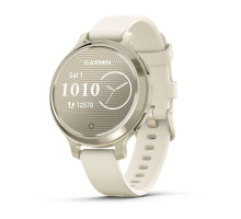 Смарт-годинник Garmin Lily 2 Active місячне золото із силіконовим ремінцем