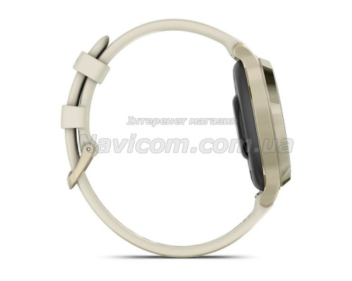 Смарт-годинник Garmin Lily 2 Active місячне золото із силіконовим ремінцем