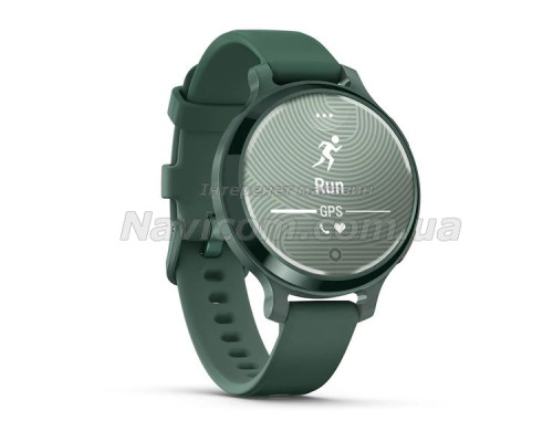 Смарт-годинник Garmin Lily 2 Active яшмово-зелений із силіконовим ремінцем