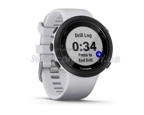 Смарт-годинник Garmin Swim 2 з білим ремінцем