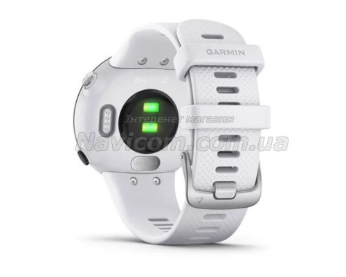 Смарт-годинник Garmin Swim 2 з білим ремінцем