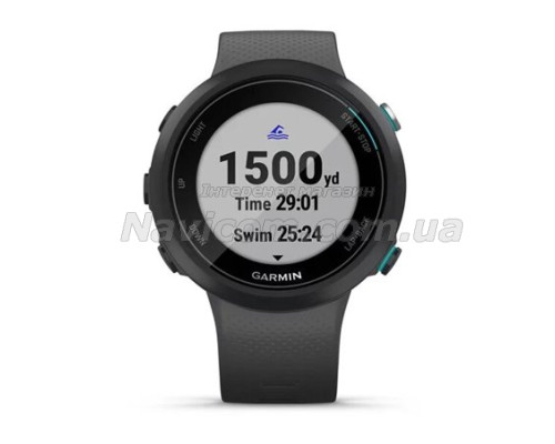 Смарт-годинник Garmin Swim 2 з чорним ремінцем