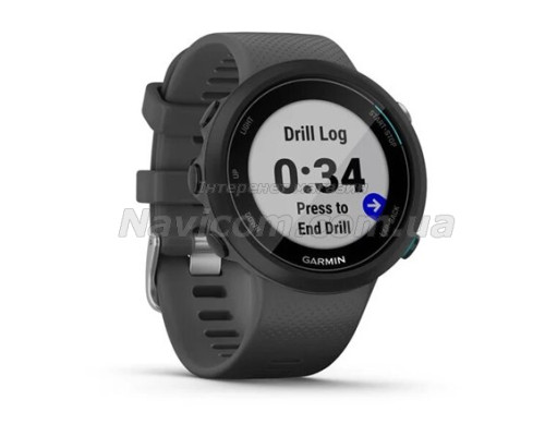 Смарт-годинник Garmin Swim 2 з чорним ремінцем