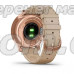 Смарт-годинник Garmin vivomove Luxe з рожево-золотистим корпусом