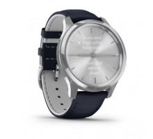 Смарт-годинник Garmin vivomove Luxe зі сріблястим корпусом