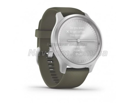 Смарт-годинник Garmin vivomove Style зі сріблястим корпусом