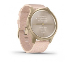 Смарт-годинник Garmin vivomove Style зі світло-золотим корпусом
