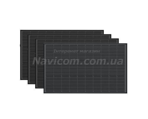 Набір сонячних панелей EcoFlow 4*100 Solar Panel Стаціонарні