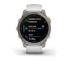 Смарт-годинник Garmin epix (Gen 2) Sapphire білий титановий