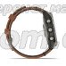 Смарт-годинник Garmin fenix 7 Pro Sapphire Solar Edition титановий з каштановим шкіряним ремінцем
