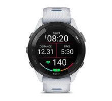 Смарт-годинник Garmin Forerunner 265 з чорним безелем, білим корпусом