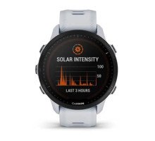 Смарт-годинник Garmin Forerunner 955 Solar білий камінь