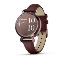 Смарт-годинник Garmin Lily 2 Classic темно-бронзовий із шкіряним ремінцем