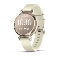 Смарт-годинник Garmin Lily 2 кремово-золотистий із силіконовим ремінцем