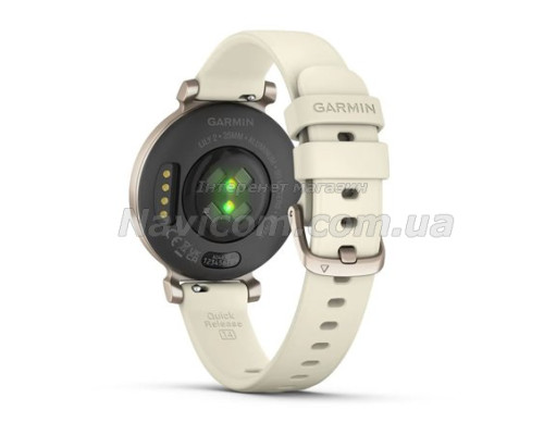 Смарт-годинник Garmin Lily 2 кремово-золотистий із силіконовим ремінцем
