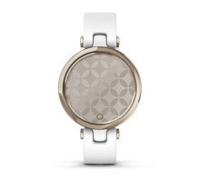 Смарт-годинник Garmin Lily Sport з кремово-золотистим безелем, білим корпусом