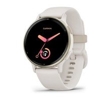 Смарт-годинник Garmin vivoactive 5 айворі з кремово-золотистим безелем